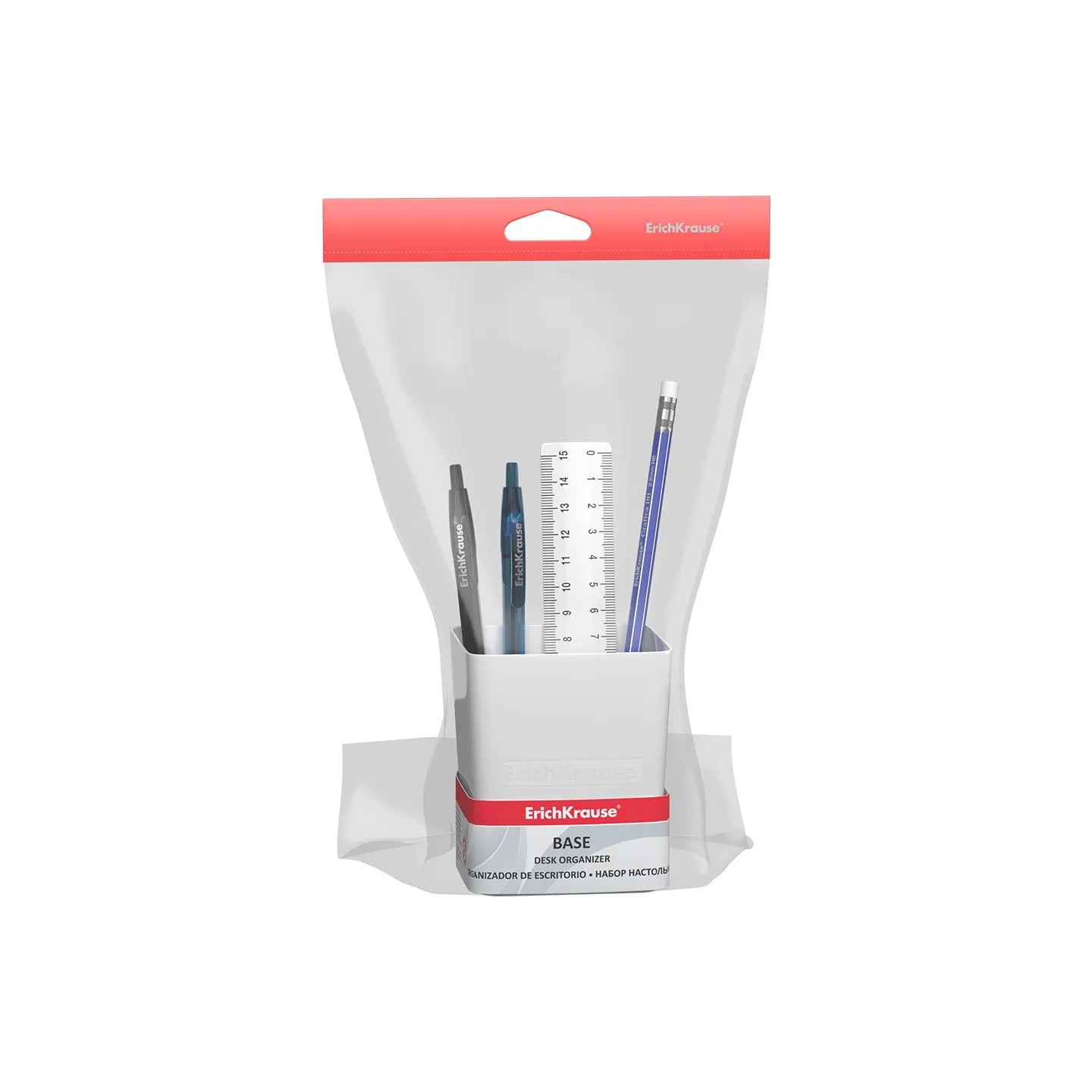 Starter KIT da tavolo in plastica ErichKrause Victoria, Bianco