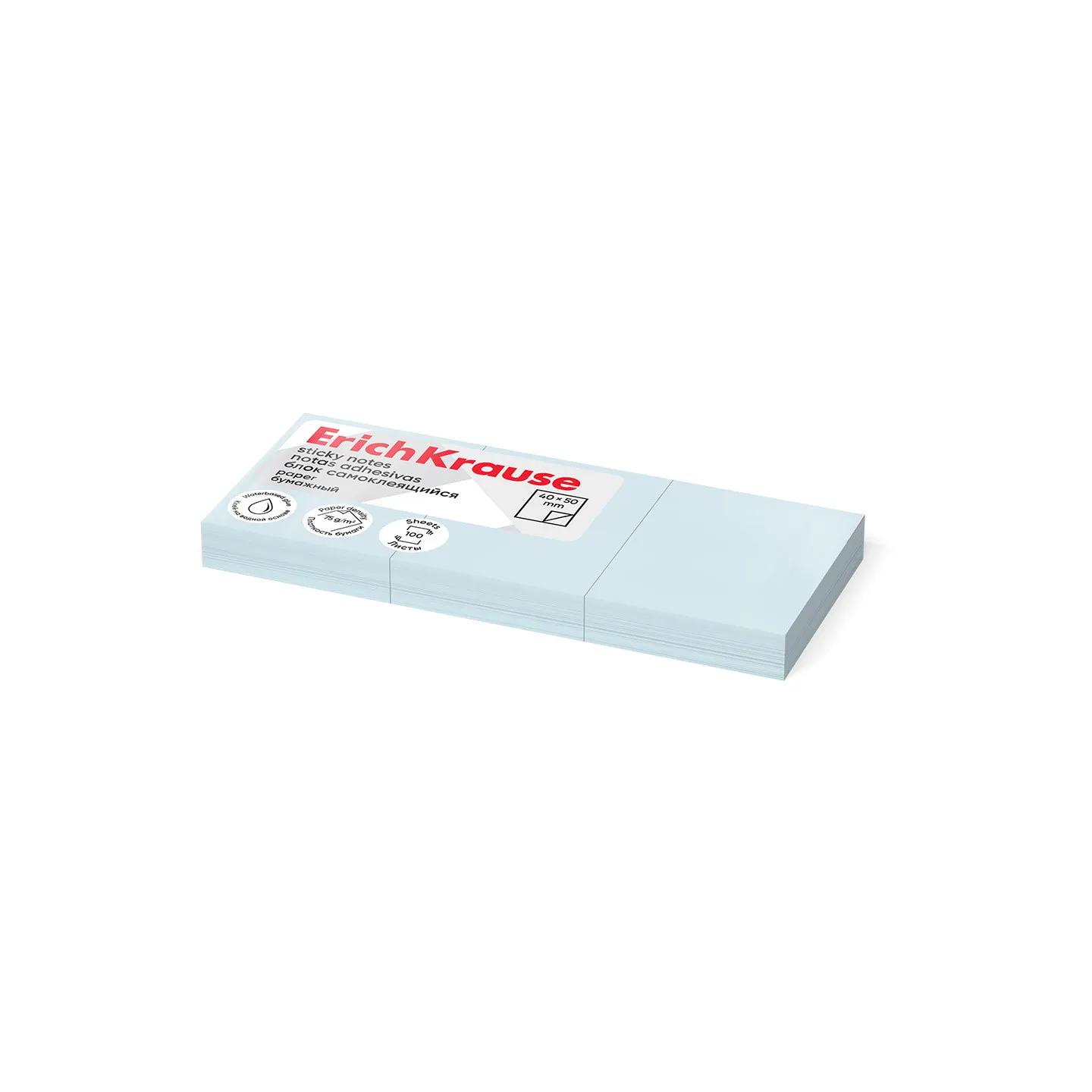 Post-it per Appunti ErichKrause 50х40 mm, 300 fogli, Blu