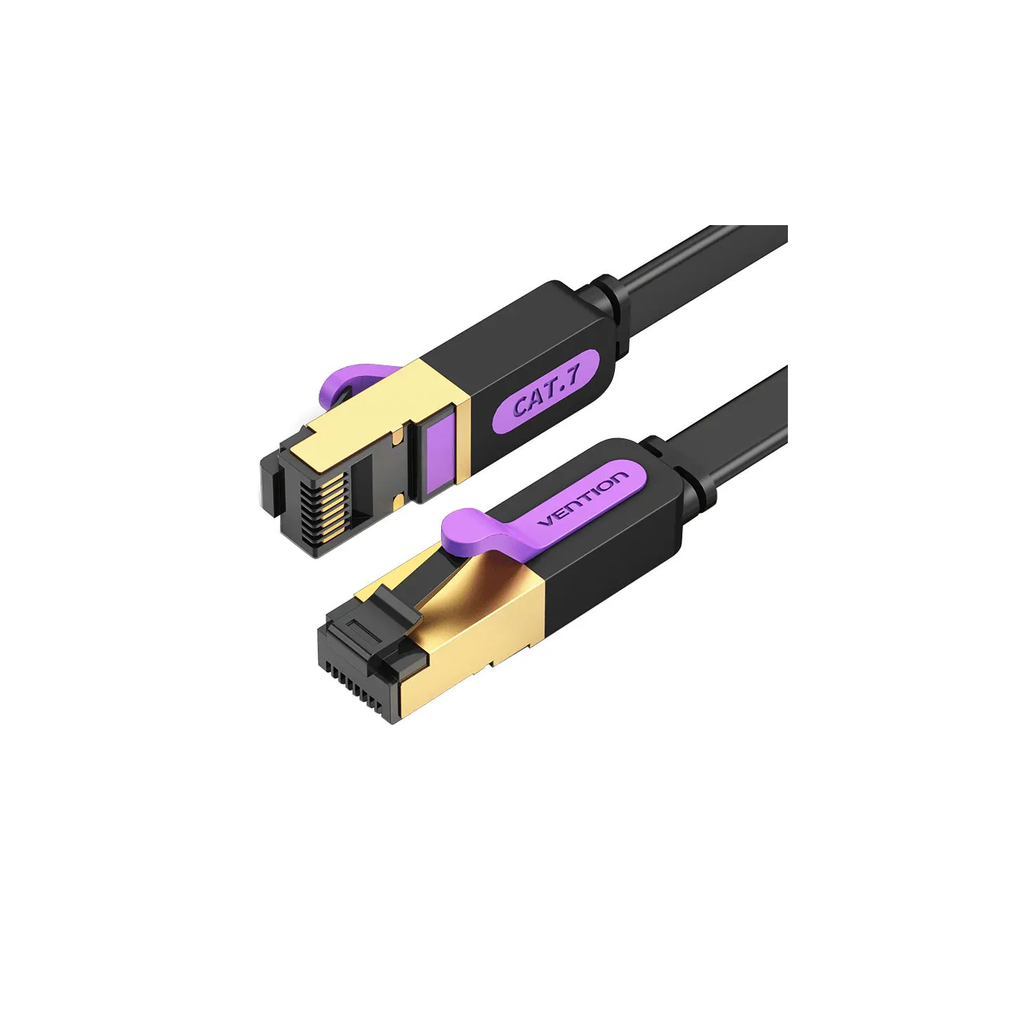 Vention Cavo di Rete Cat.7 5 m – STP RJ45, Nero