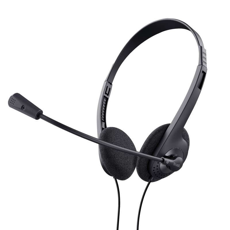 Cuffie Trust con microfono - Controllo del volume - Archetto regolabile