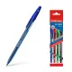 Set di 4 penne a sfera ErichKrause R-301 Stick Original 1.0, colore inchiostro: blu, nero, rosso, verde