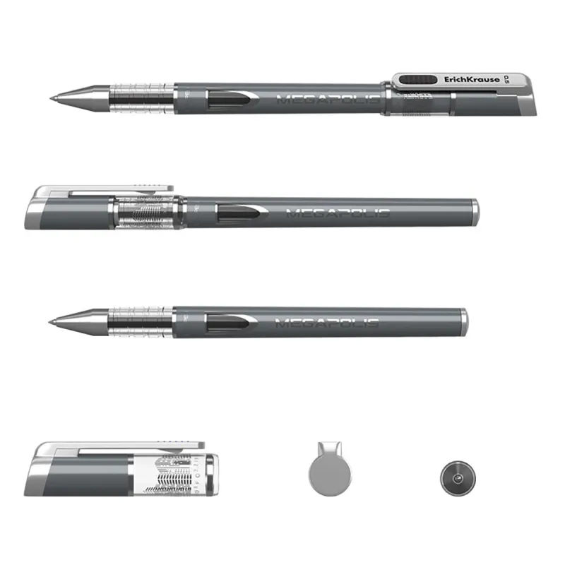 Penna a inchiostro gel ErichKrause MEGAPOLIS® Gel Stick 0,5, colore inchiostro: nero