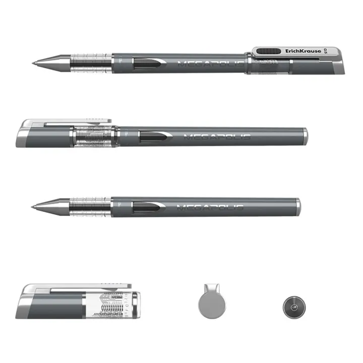 Penna a inchiostro gel ErichKrause MEGAPOLIS® Gel Stick 0,5, colore inchiostro: nero