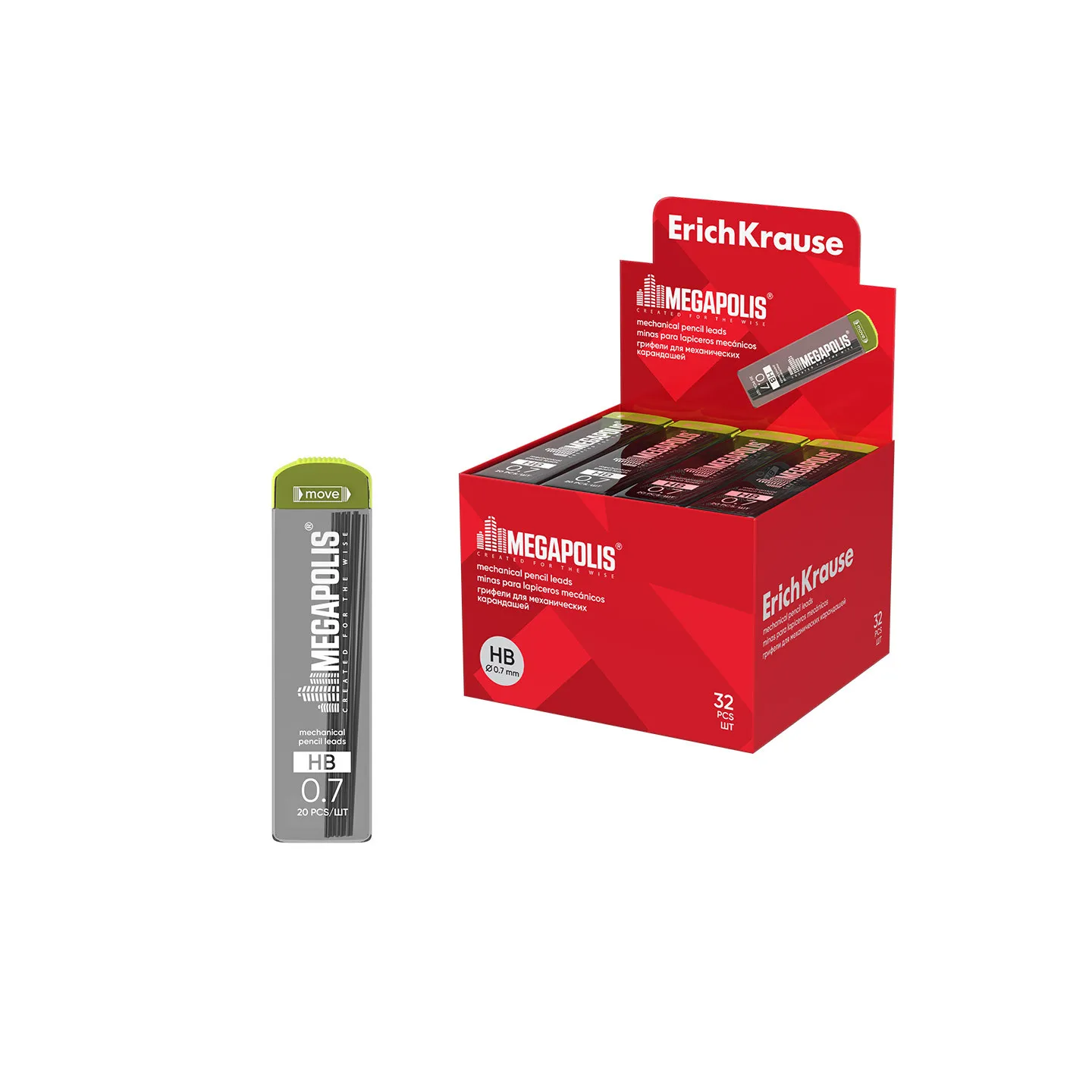 Conf. 20 Mine ErichKrause MEGAPOLIS Concept 0,7 mm, HB