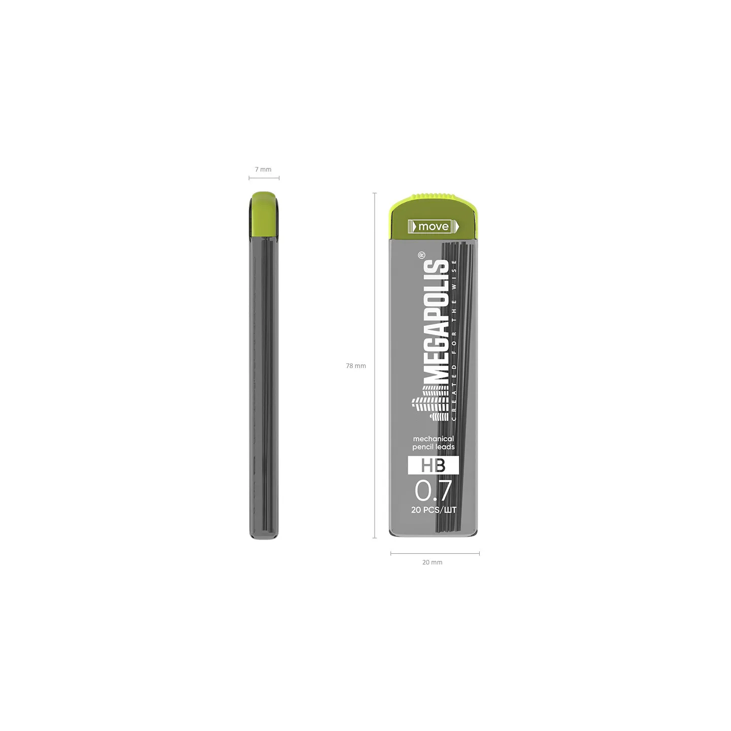 Conf. 20 Mine ErichKrause MEGAPOLIS Concept 0,7 mm, HB
