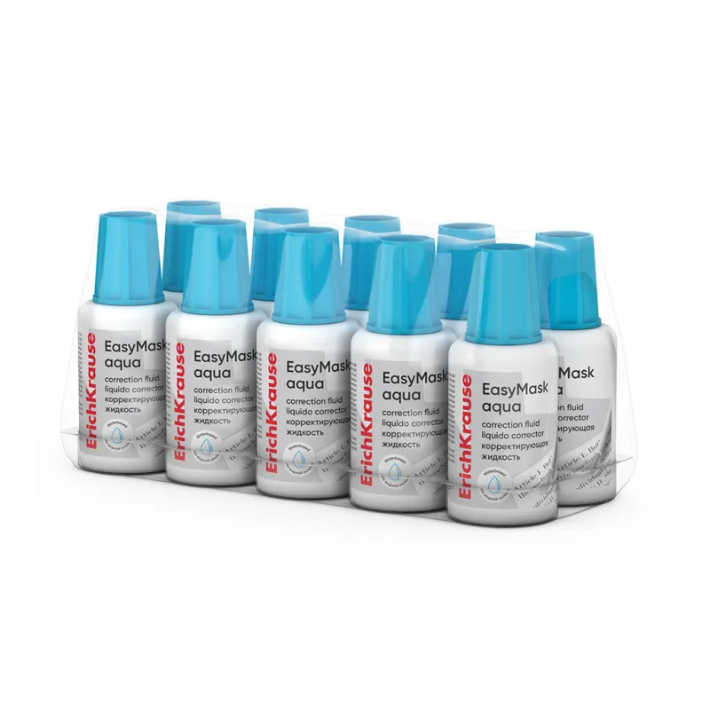Correttore Liquido ErichKrause EasyMask Aqua , con pennello, base acqua, 20 g
