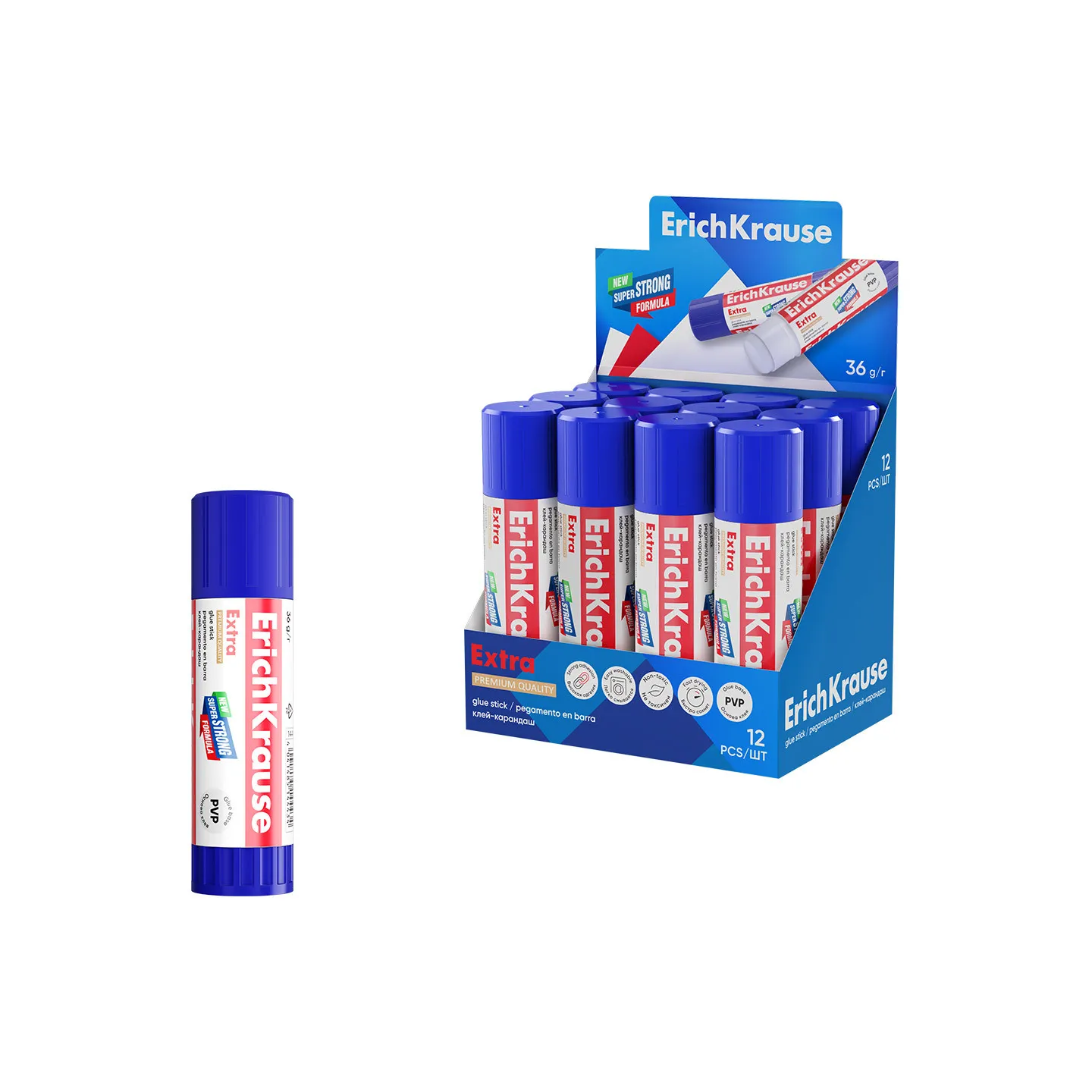 1 Colla in stick ErichKrause Extra, 36 g