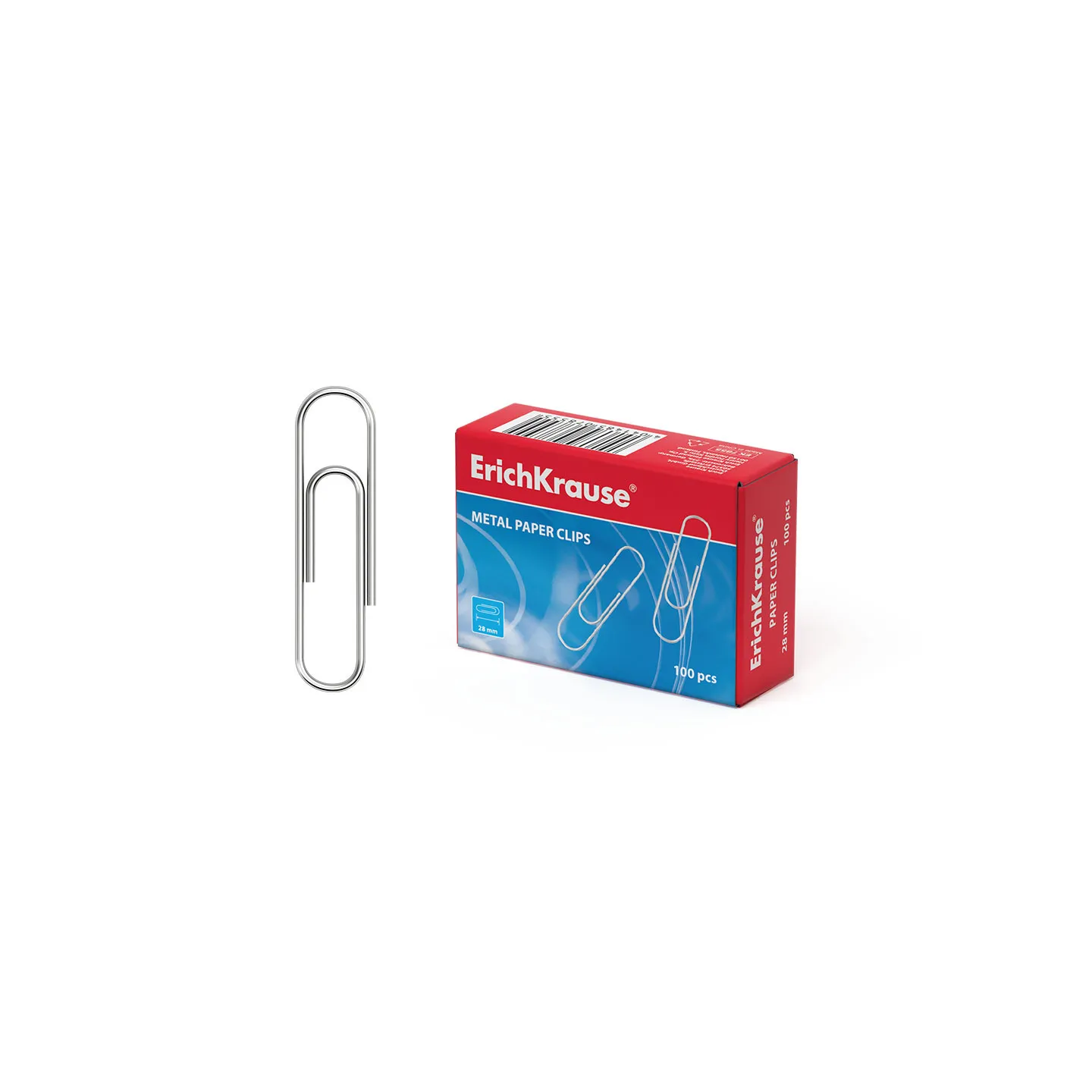 Graffette zincate ErichKrause 28 mm (confezione da 100 pz)
