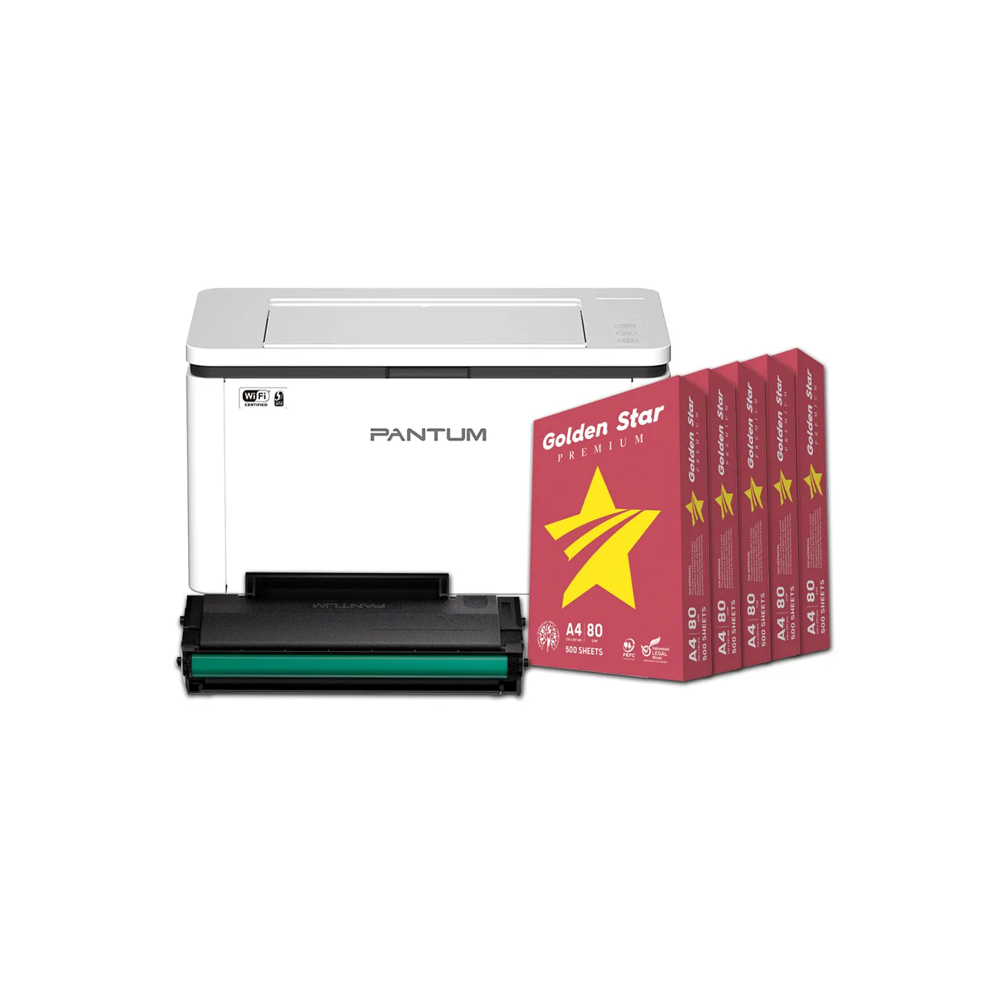 Pantum BP2300NW + Toner TL-A2310H + 5 Risme Carta | Alphaink