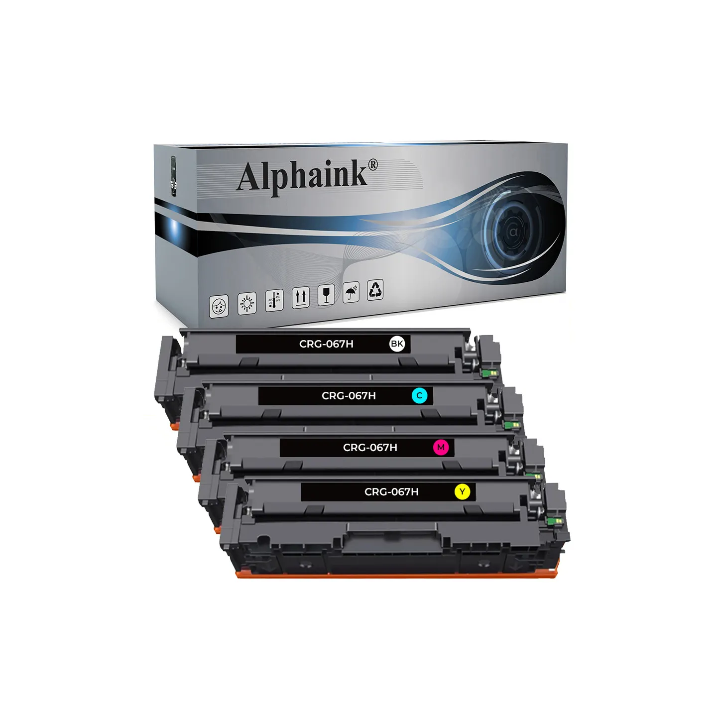 Toner compatibile per CANON CRG067HKIT4 | Alphaink - Qualità e Risparmio