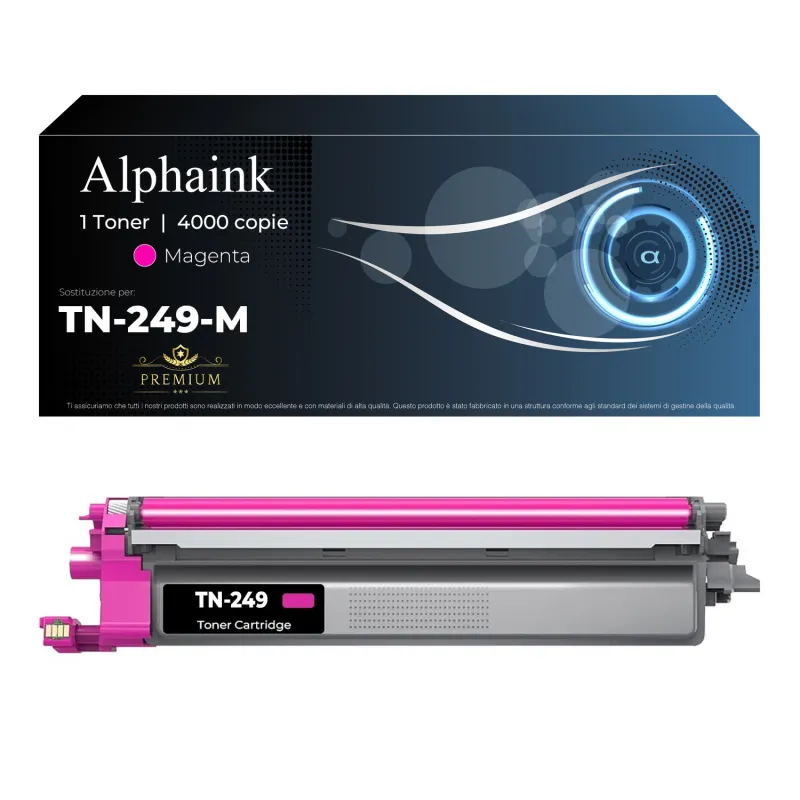 Toner compatibile per BROTHER TN249M | Alphaink - Qualità e Risparmio