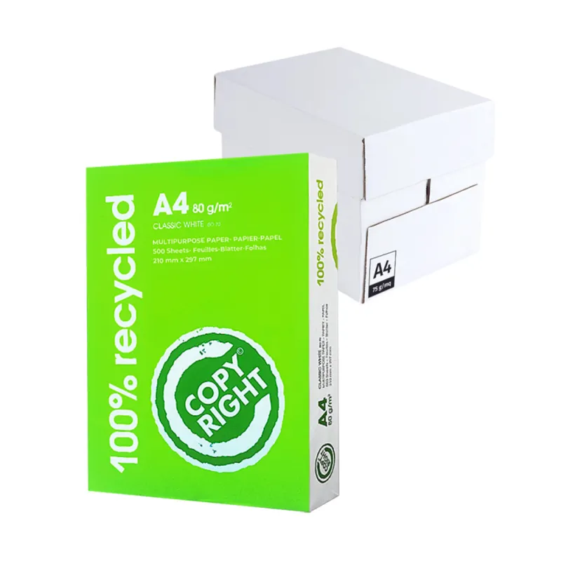 Offerta Carta Riciclata per fotocopie A4 Copy Right 5 Risme 75 gr
