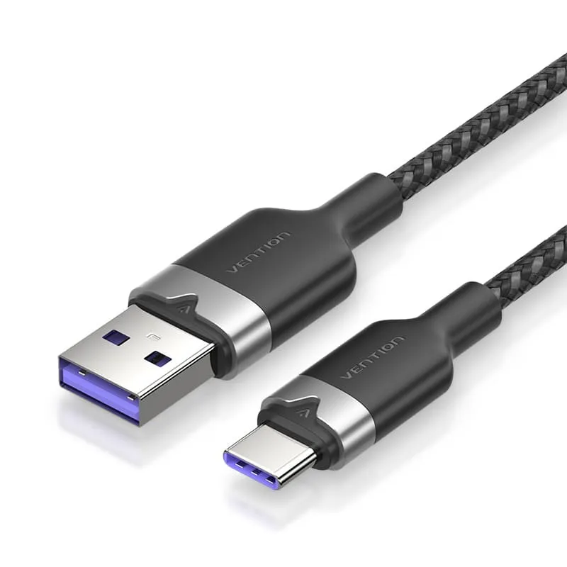 Cavo USB-A a USB-C 2 m 6A Vention – Ricarica Rapida e 480Mbps