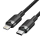 Cavo USB-C a Lightning 1 m Nero Vention – Ricarica Rapida 3A per Apple