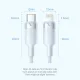 Cavo USB-C a Lightning 2 m Bianco Vention – Ricarica Rapida 3A per Apple