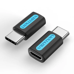 Adattatore OTG Vention da Micro USB a USB Type-C – Ricarica Rapida 3A e Trasferimento Dati 480Mbps​