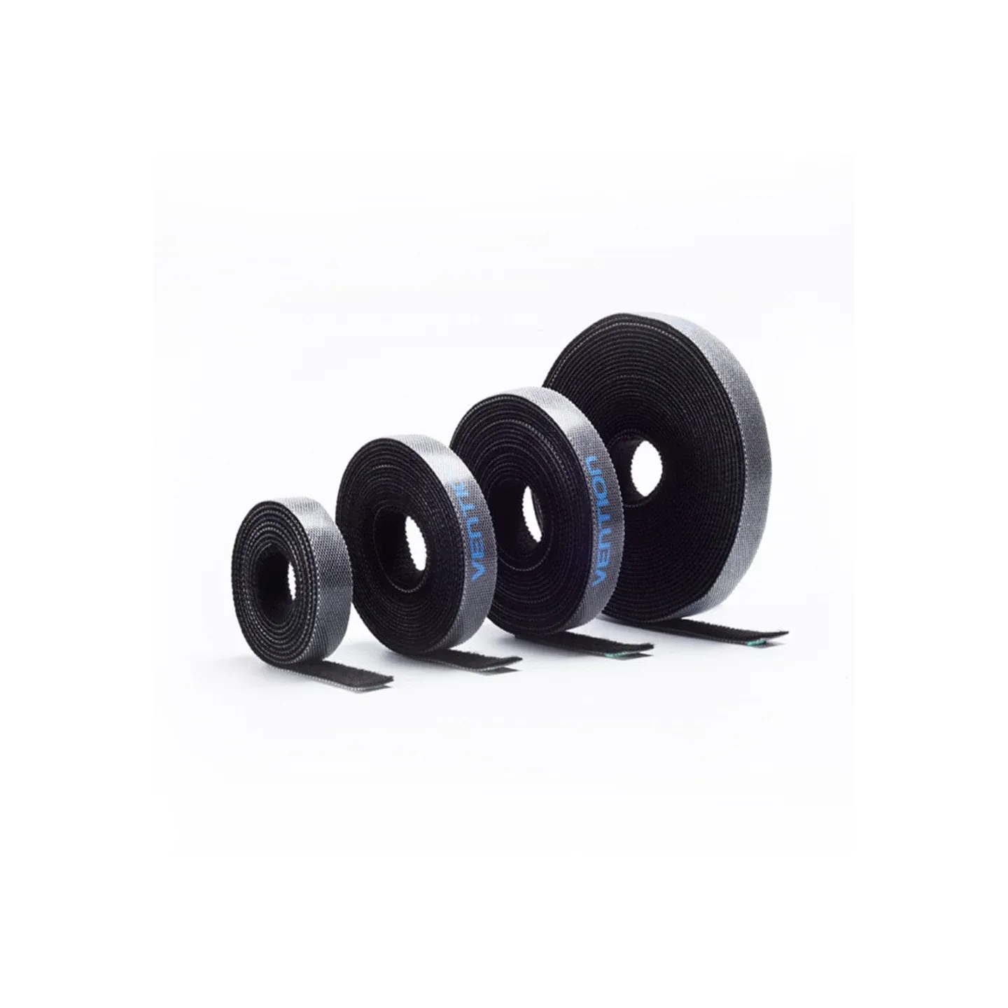 Rotolo in Velcro Vention 2 m x 12 mm – Nero