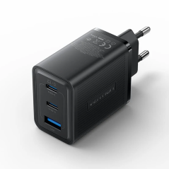 Caricatore Vention GaN 3 Porte USB-C + USB-A 65W – Spina EU – Ricarica Rapida e Compatta