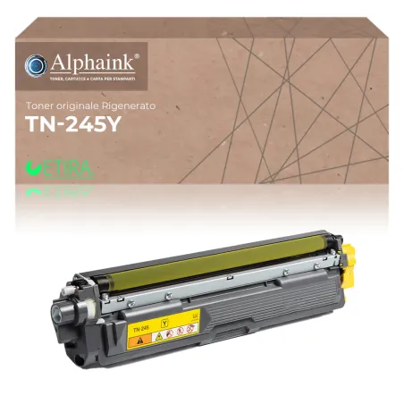 Toner rigenerato da originale BROTHER TRTN245Y | Alphaink - Qualità e Risparmio