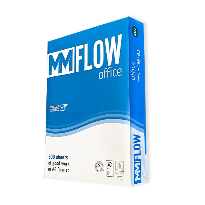 10 Risme Carta A4 80 gr MM FLOW OFFICE Bianca per Stampante, Ufficio, Fotocopie, Multiuso by AlphaInk