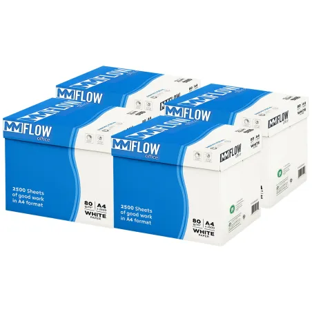 Carta A4 80 gr MM FLOW Office – 20 Risme | Fornitura Ufficio