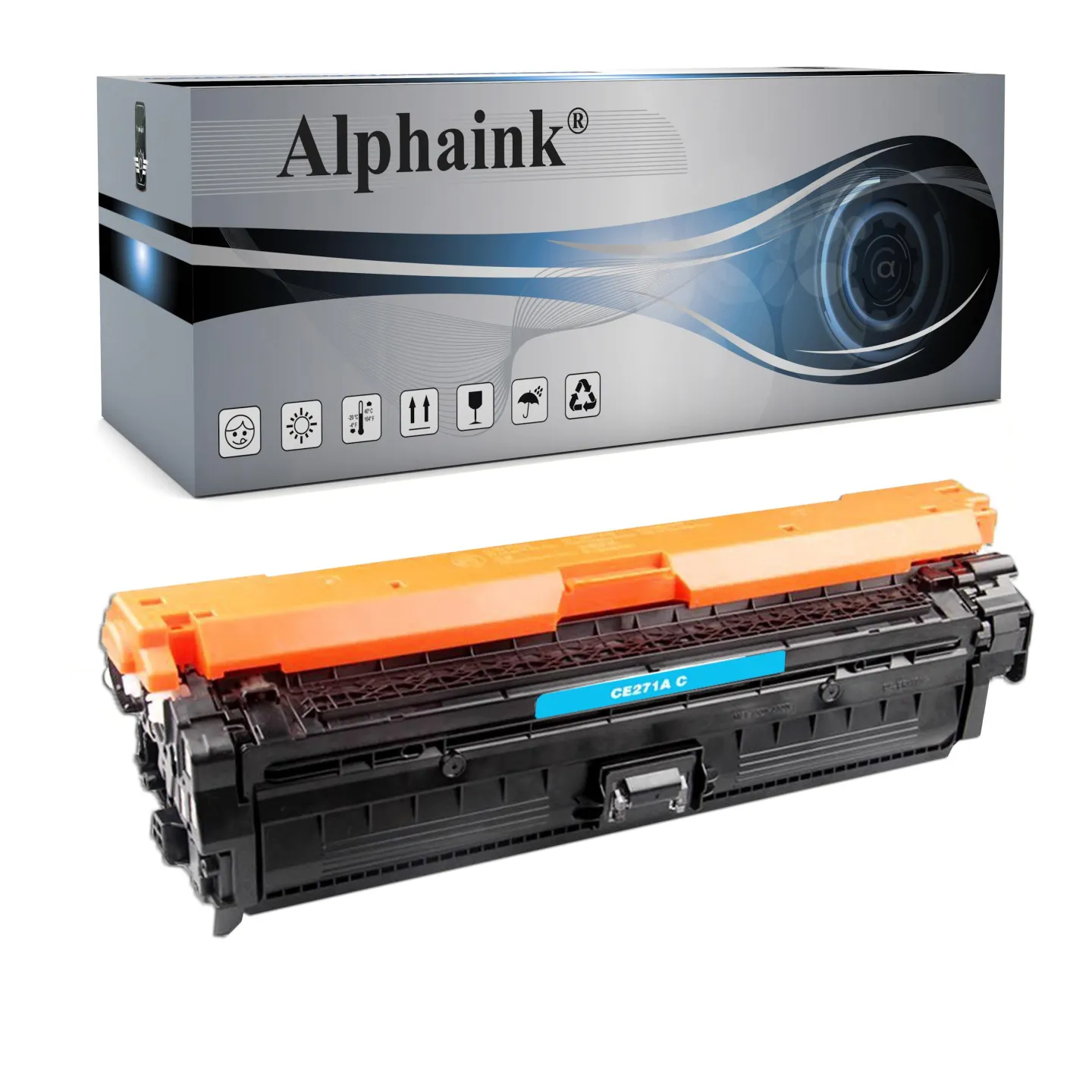 Toner compatibile per HP  CE271A | Alphaink - Qualità e Risparmio