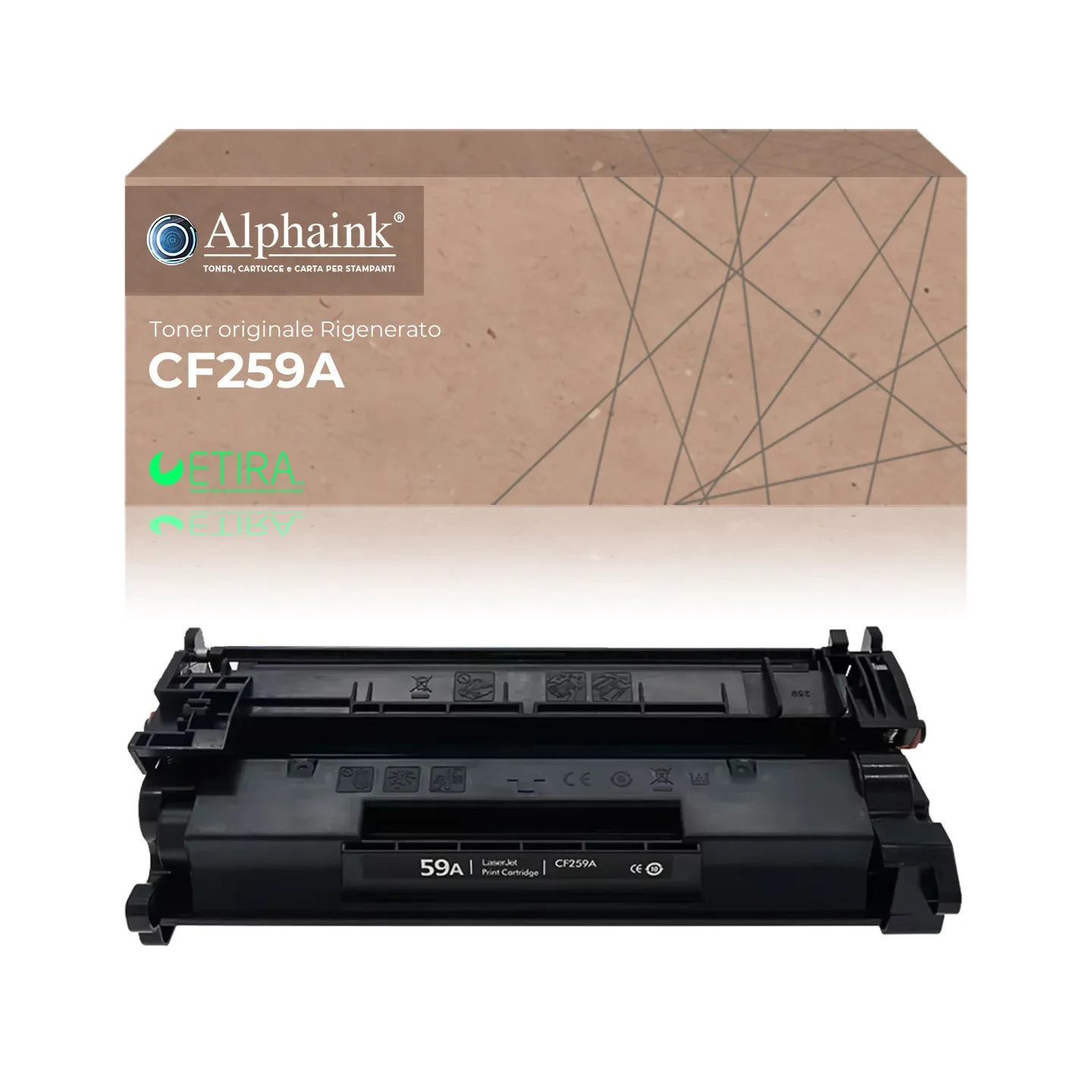 Toner rigenerato da originale HP  TRCF259A | Alphaink - Qualità e Risparmio