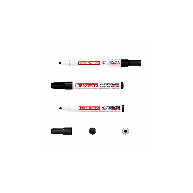 1 Pennarello per lavagna bianca ErichKrause W-500, colore inchiostro: nero