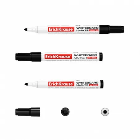 1 Pennarello per lavagna bianca ErichKrause W-500, colore inchiostro: nero