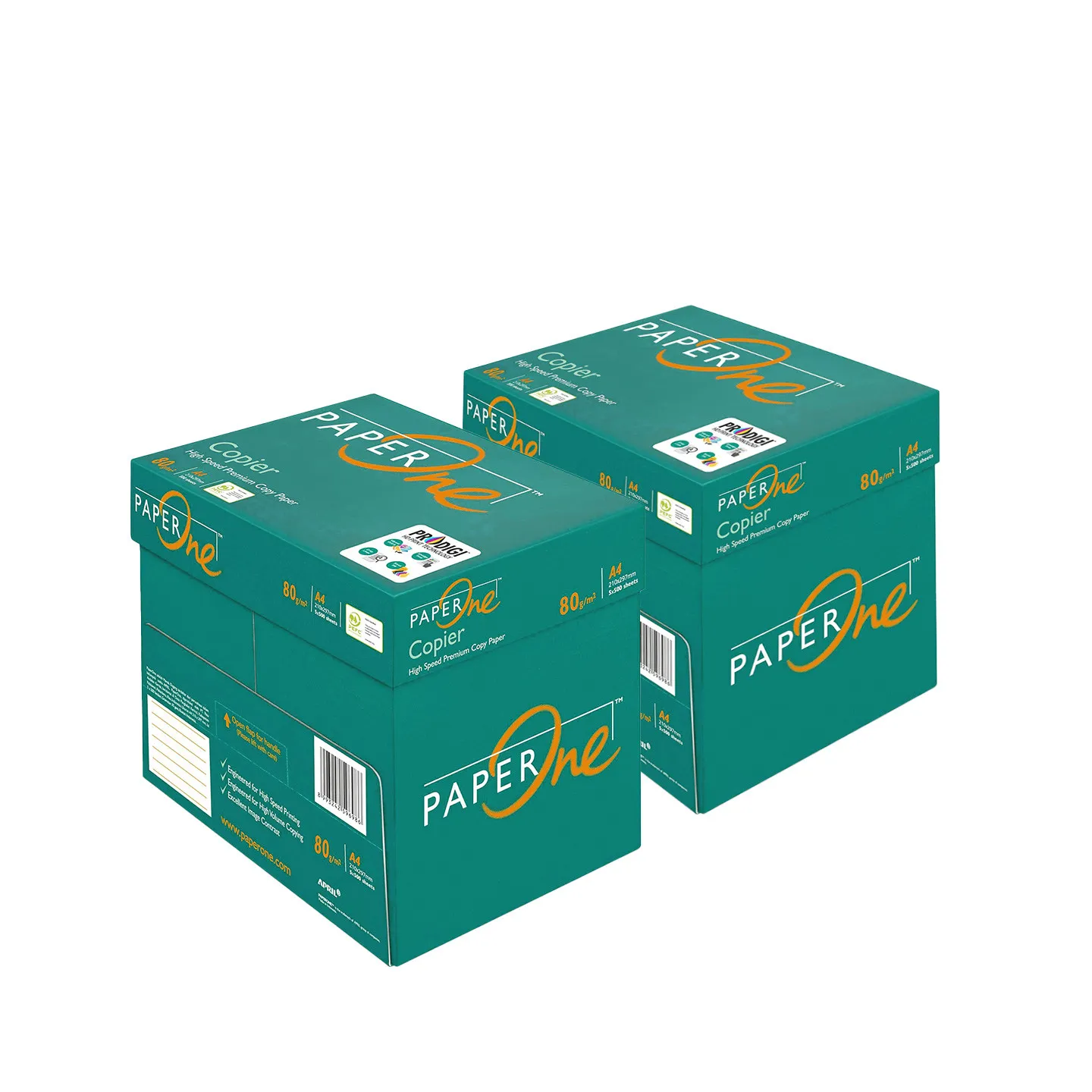 Carta A4 PaperOne Copier 80 grammi per fotocopie | 10 Risme | Alphaink