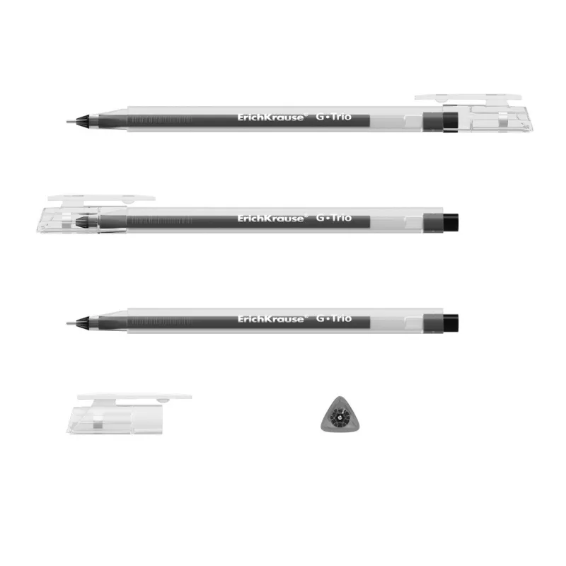 1 Penna a inchiostro gel ErichKrause G-Trio Stick Classic 0.5, colore inchiostro: nero