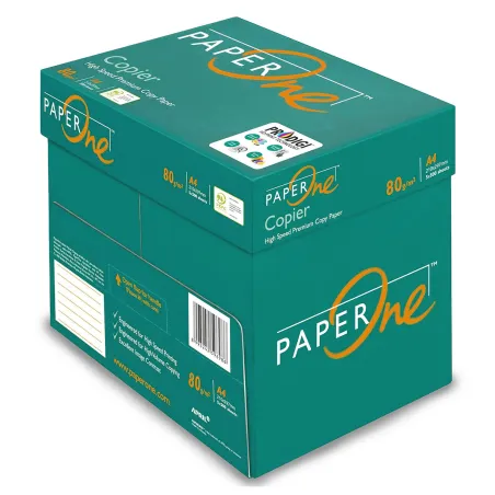 Carta A4 PaperOne Copier 80 grammi per fotocopie | 5 Risme | Alphaink