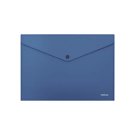 Cartella portadocumenti ErichKrause® Fizzy Classic, A4, 140 mcm, opaca, blu (12 pezzi in una confezione)