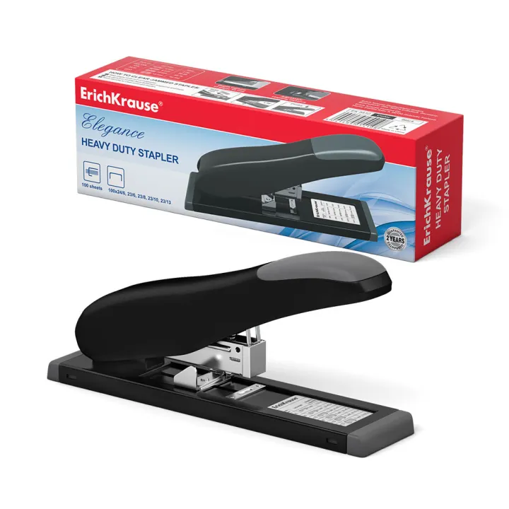 Cucitrice ad alta resistenza n. 23 ErichKrause Elegance Classic, fino a 90 fogli, nero