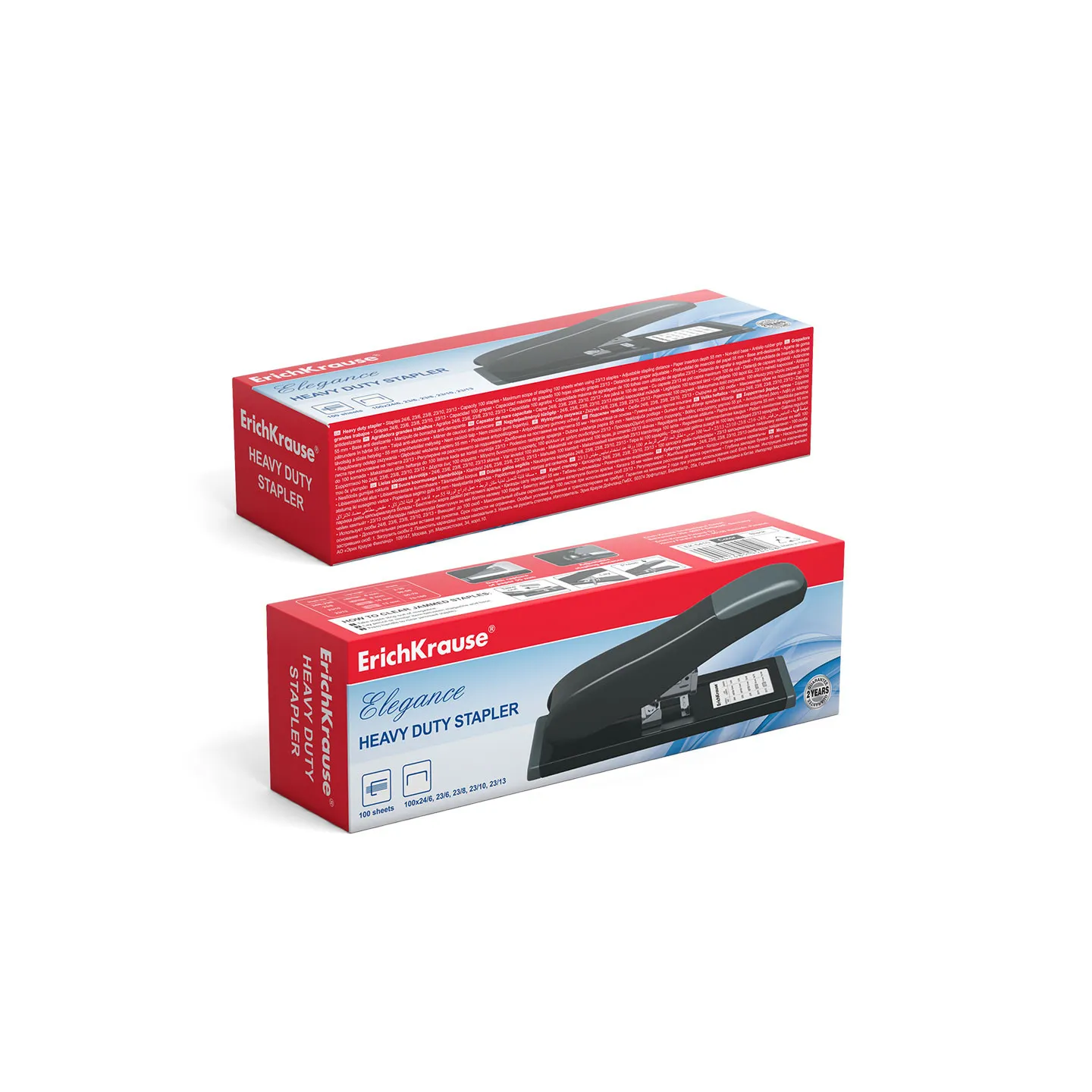 Cucitrice ad alta resistenza n. 23 ErichKrause Elegance Classic, fino a 90 fogli, nero