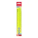 Righello di plastica con supporto ErichKrause Neon, 20 cm, giallo, in sacchetto di plastica