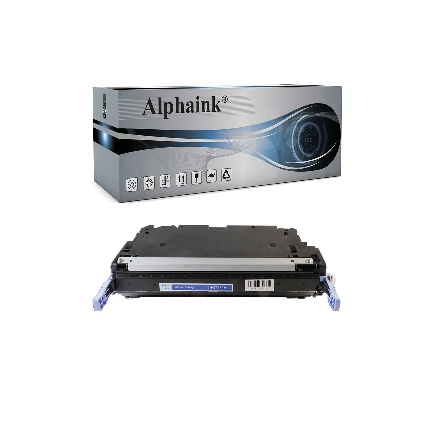 Toner compatibile per HP  Q7581A | Alphaink - Qualità e Risparmio