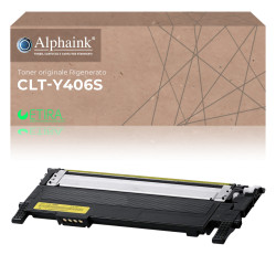 Toner Originale Rigenerato Samsung CLT-Y406S Giallo - Alphaink
