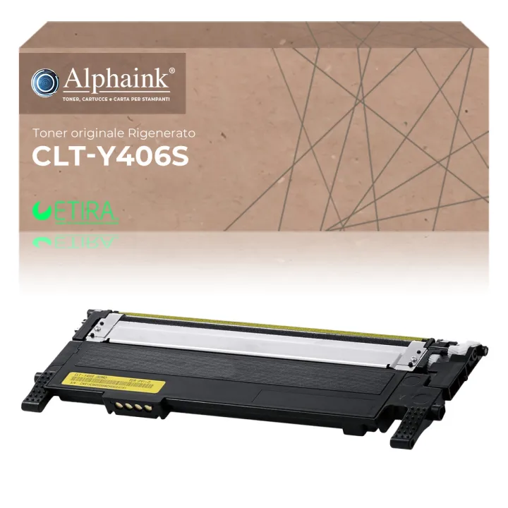 Toner rigenerato da originale SAMSUNG CLTY406S | Alphaink - Qualità e Risparmio