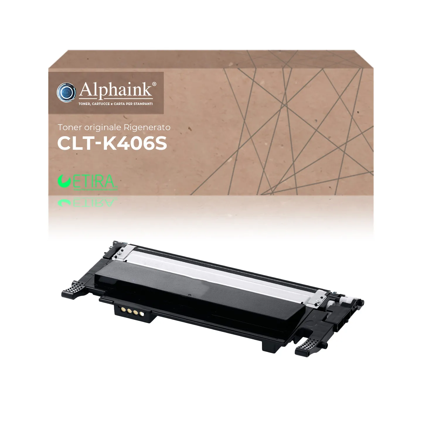 Toner rigenerato da originale SAMSUNG CLTK406S | Alphaink - Qualità e Risparmio
