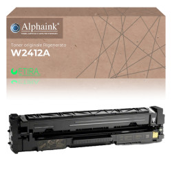 Toner rigenerato da originale HP  W2412A | Alphaink - Qualità e Risparmio