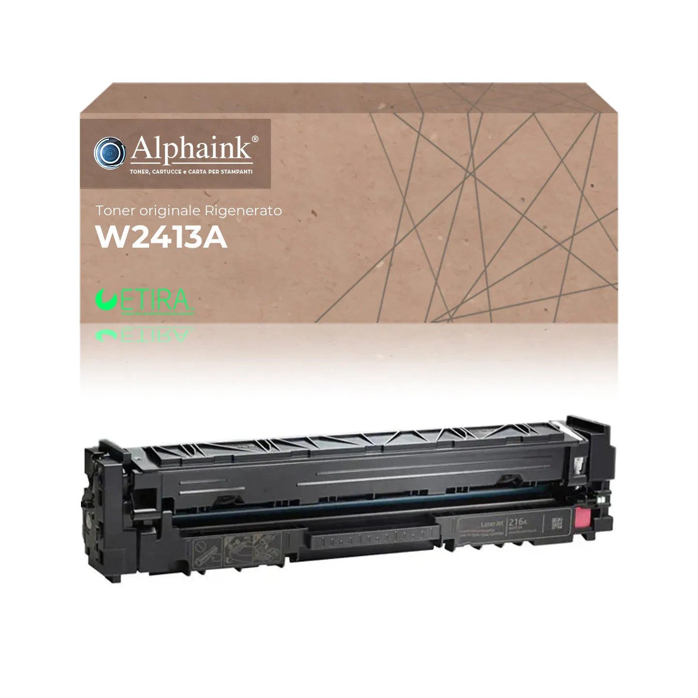 Toner rigenerato da originale HP  W2413A | Alphaink - Qualità e Risparmio
