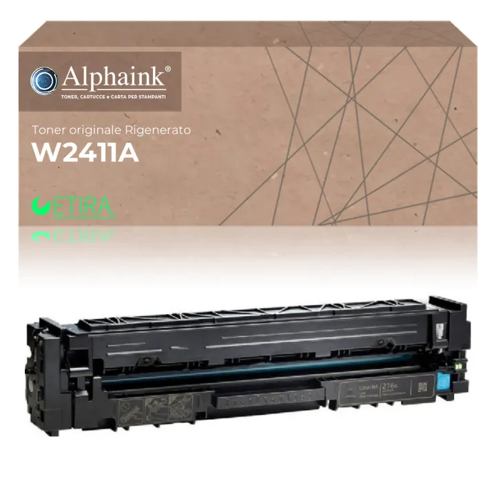 Toner rigenerato da originale HP  W2411A | Alphaink - Qualità e Risparmio