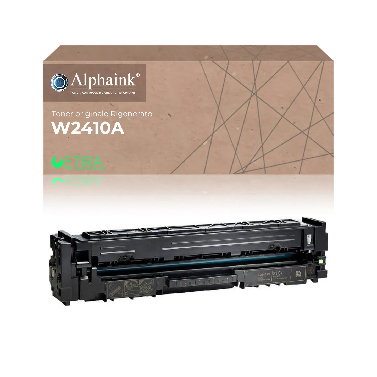 Toner rigenerato da originale HP  W2410A | Alphaink - Qualità e Risparmio