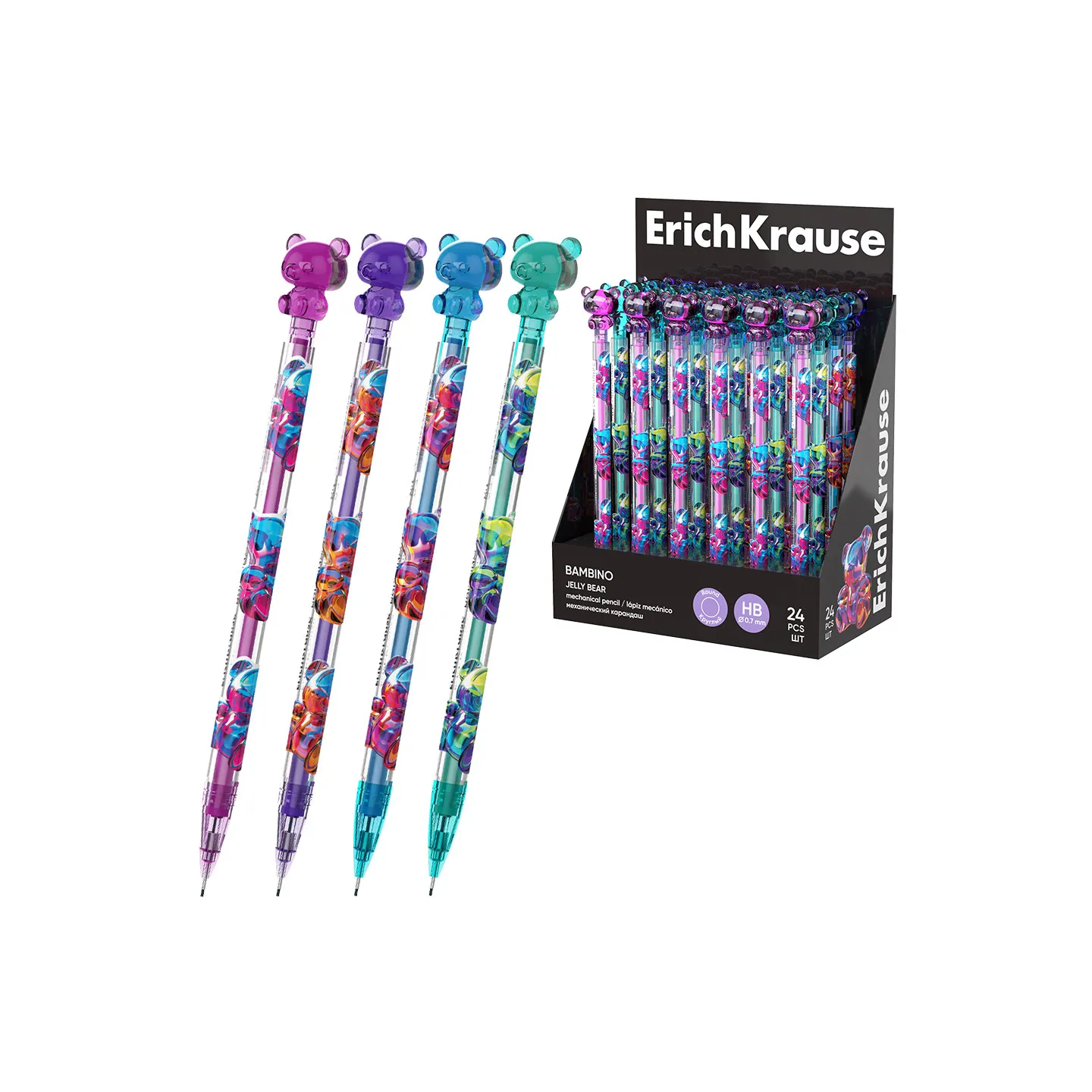 Matita meccanica ErichKrause Bambino Jelly Bear 0,7 mm, NVB