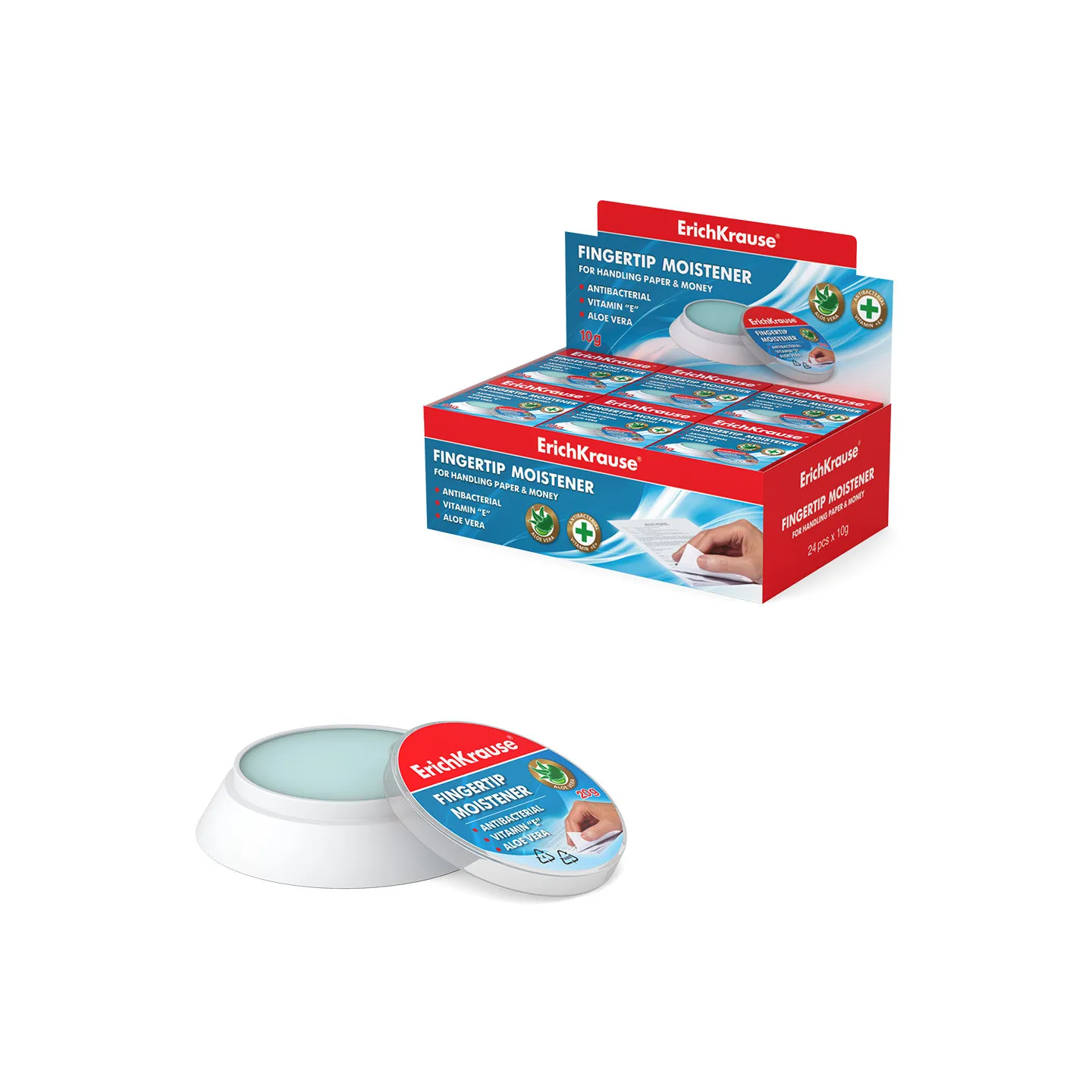 Crema idratante per le dita ErichKrause 10 g (espositore da 24 pezzi)