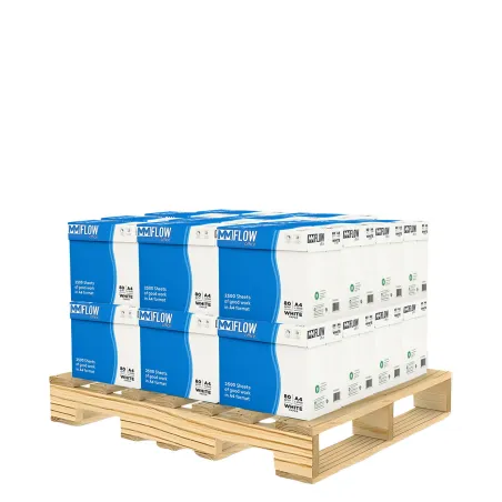 Mezzo Bancale Carta A4 80 gr MM FLOW OFFICE - 120 Risme Bianca - AlphaInk