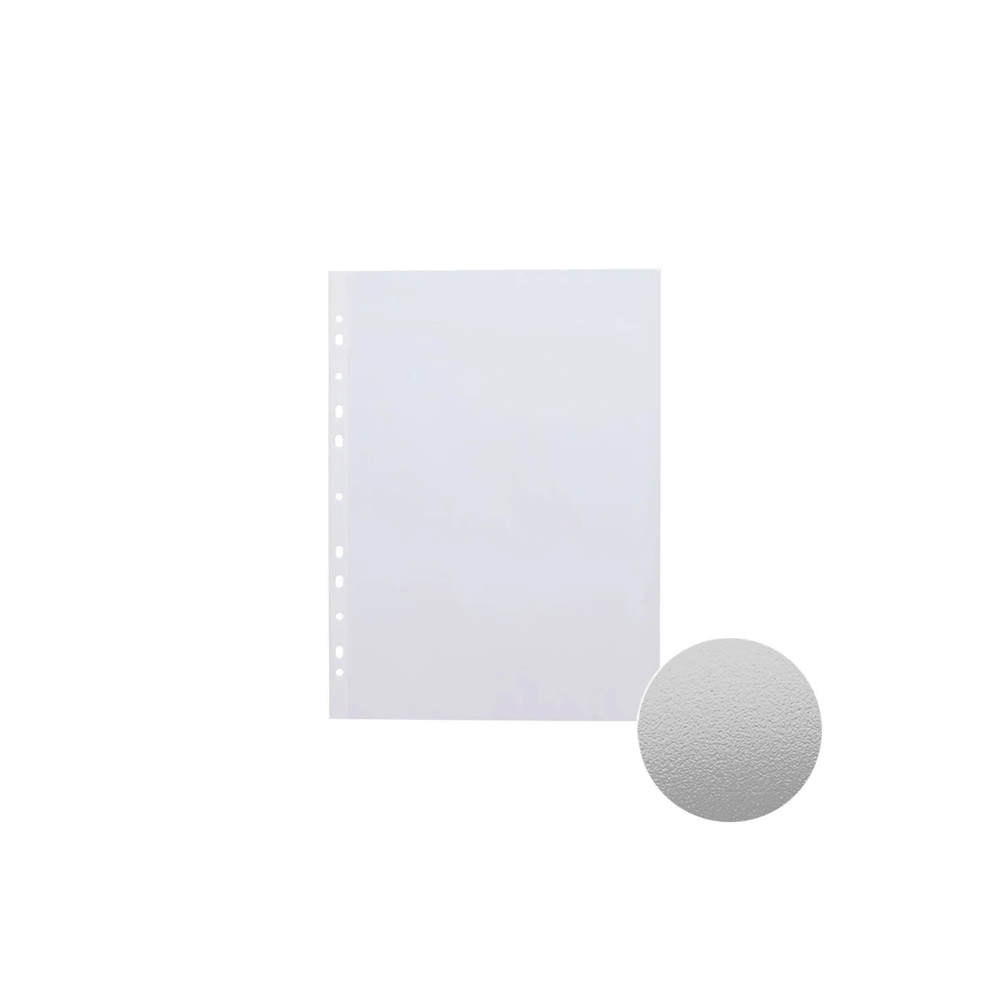 Buste trasparenti ruvide a foratura universale Fizzy Clear A4 30mcm