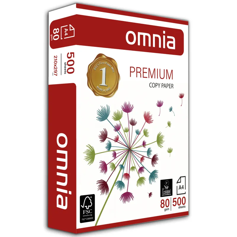 Carta Omnia Premium A4 80g Multiuso Pacco da 5 Risme | Offerta Online