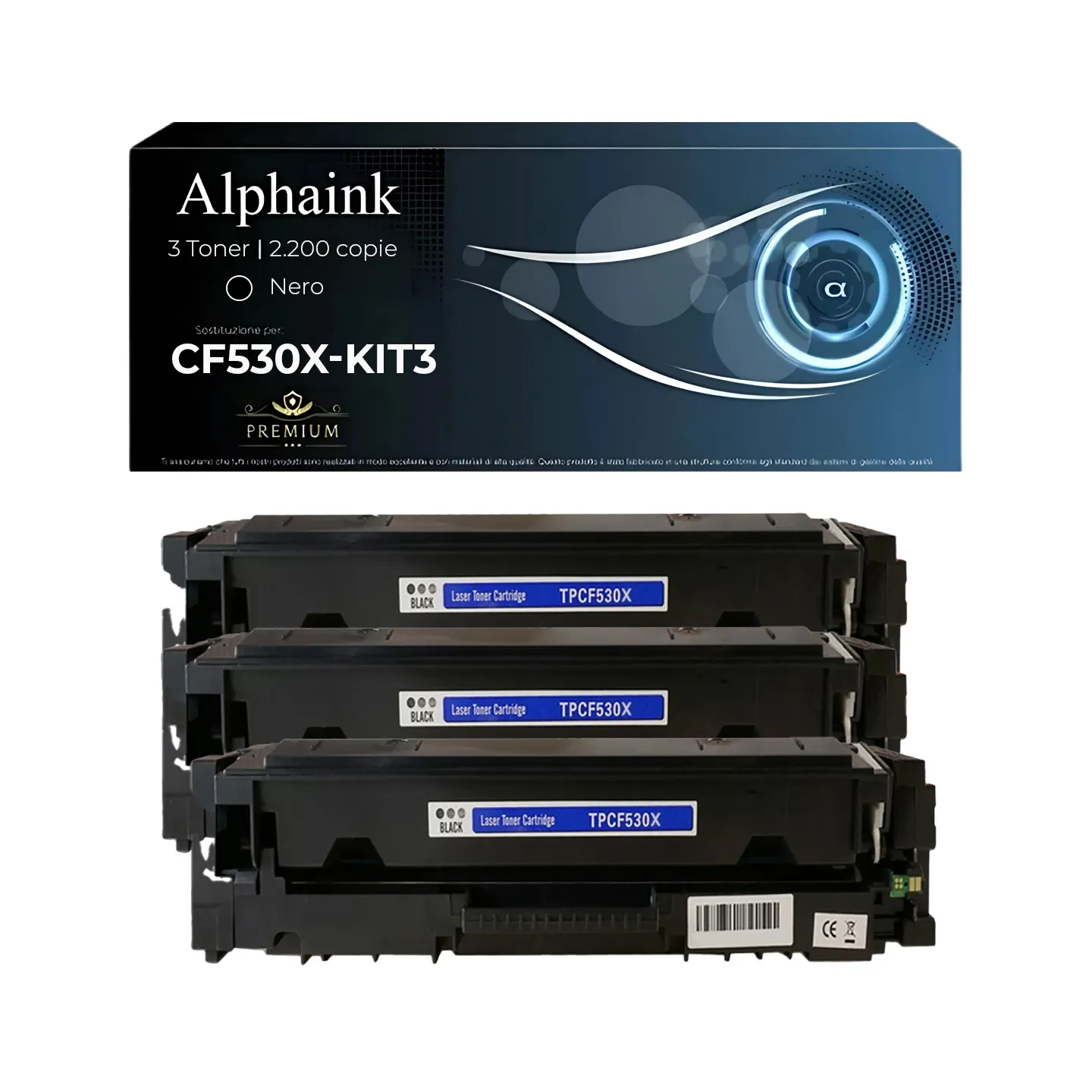 Toner compatibile per HP  CF530XT03 | Alphaink - Qualità e Risparmio